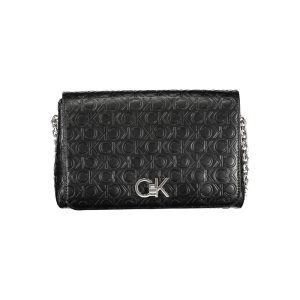 Calvin Klein Black Polyester Women's Shoulder Bag