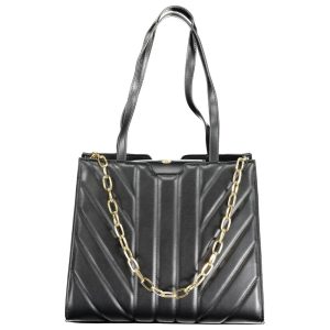 Mario Valentino Black Polyethylene Handbag