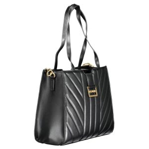 Mario Valentino Black Polyethylene Handbag