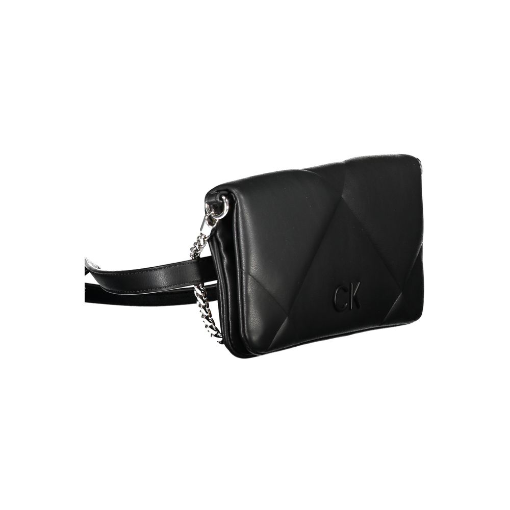 Calvin Klein Nero Polyurethane Women's Shoulder Bag - Image 3