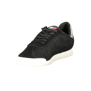 Tommy Hilfiger Black Polyester Sneaker
