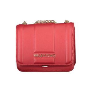 Mario Valentino Red Polyethylene Women Handbag
