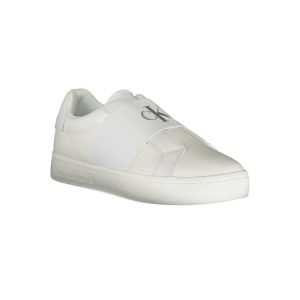 Calvin Klein White Leather Women Sneaker