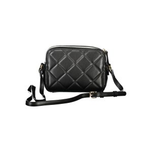 Mario Valentino Black Polyethylene Women Handbag