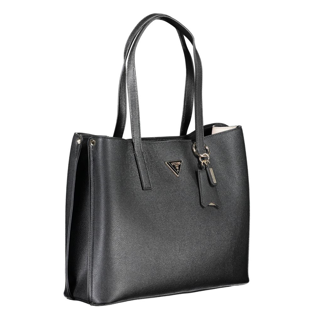 Guess Jeans Black Polyurethane Women Handbag - Image 3