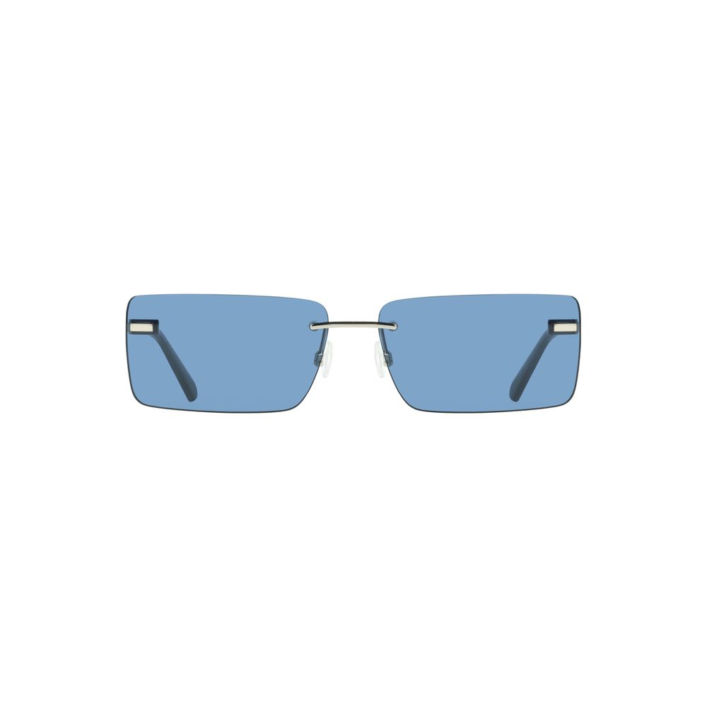 Calvin Klein Blue Metal Women Sunglass