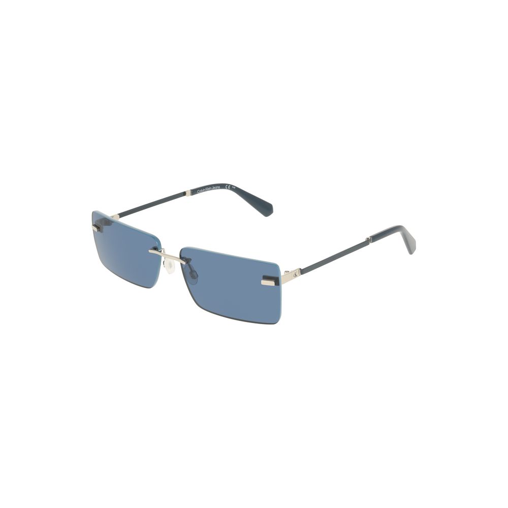 Calvin Klein Blue Metal Women Sunglass - Image 2