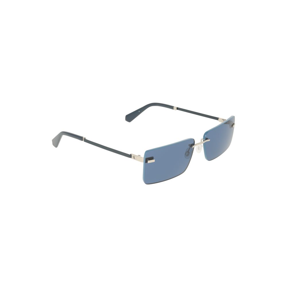 Calvin Klein Blue Metal Women Sunglass - Image 3
