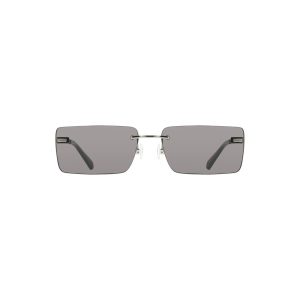 Calvin Klein Black Metal Women Sunglass