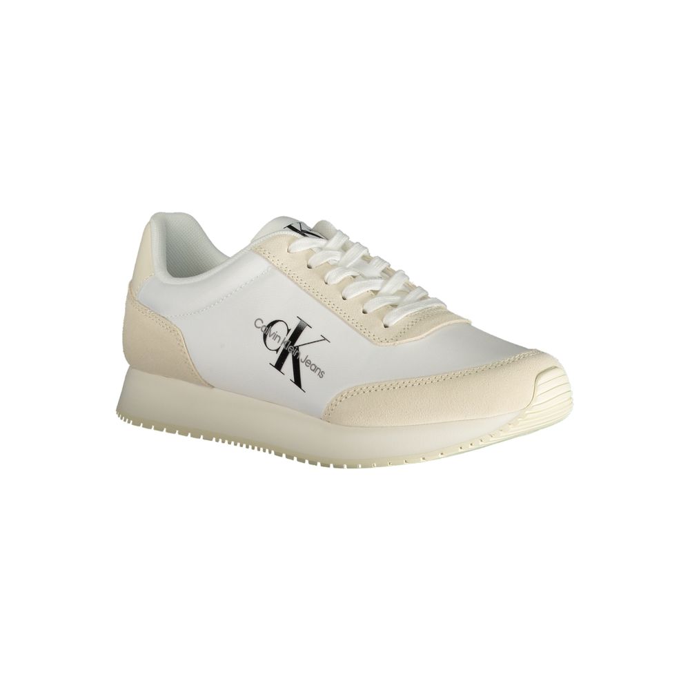 Calvin Klein Beige Polyurethane Women Sneaker - Image 2