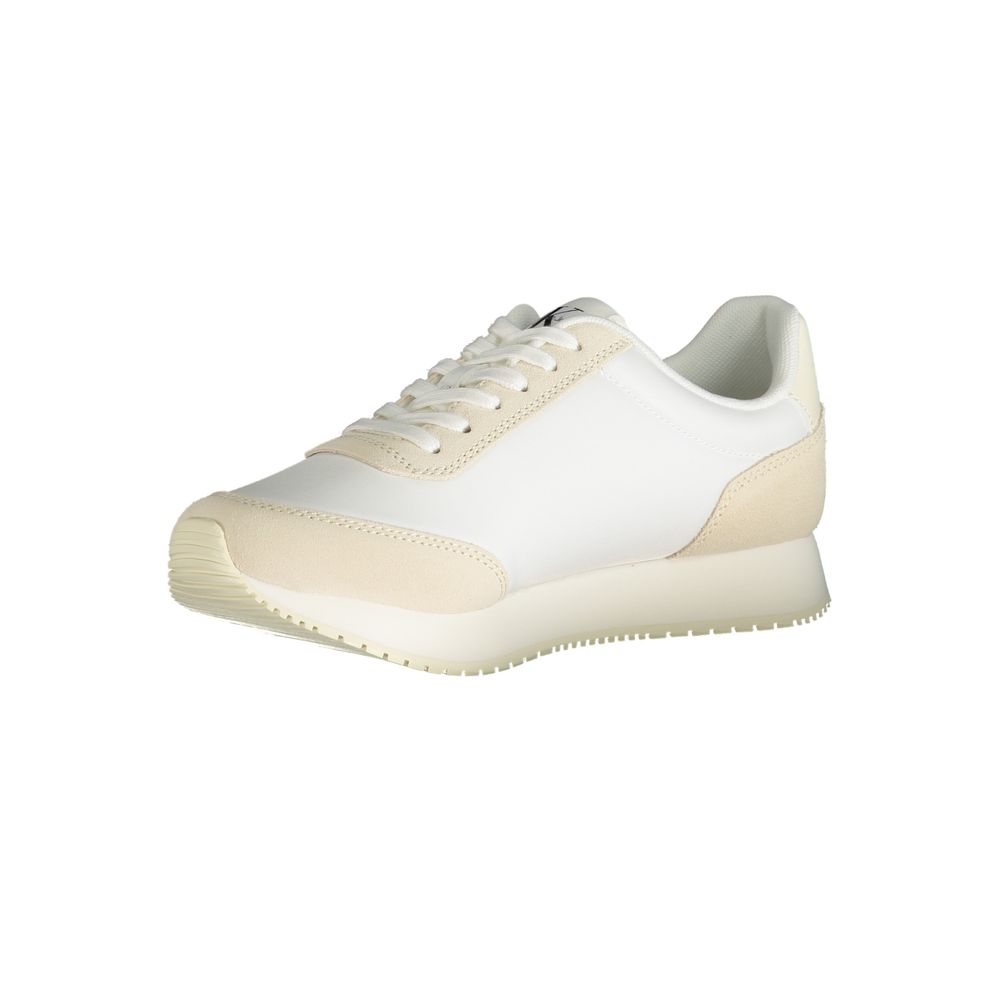 Calvin Klein Beige Polyurethane Women Sneaker - Image 3