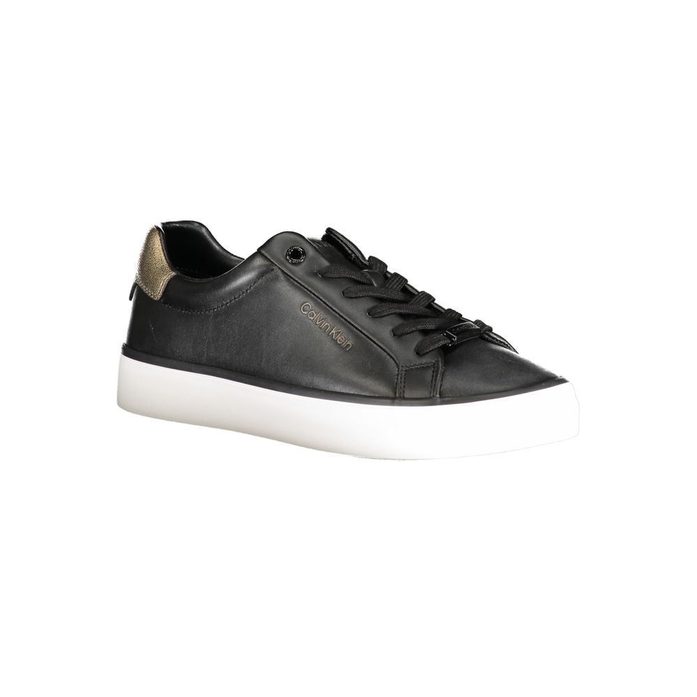 Calvin Klein Nero Leather Women Sneaker - Image 2