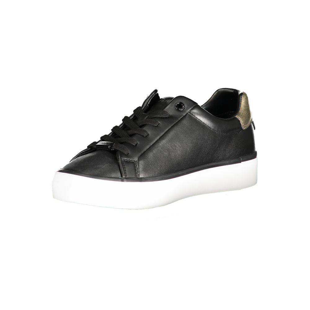 Calvin Klein Nero Leather Women Sneaker - Image 3