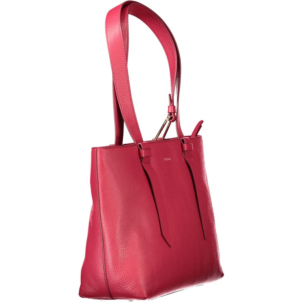 Coccinelle Red Leather Women Handbag - Image 3