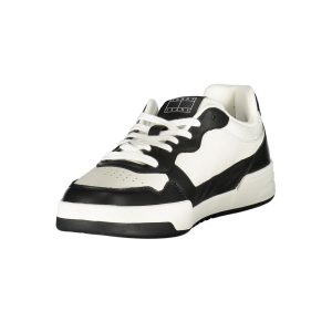 Tommy Hilfiger Black Leather Men Sneaker