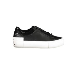 Calvin Klein Black Polyester Sneaker