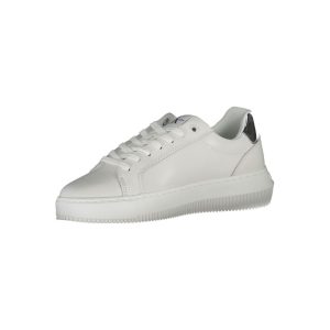 Calvin Klein White Polyester Sneaker