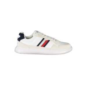 Tommy Hilfiger White Polyester Sneaker