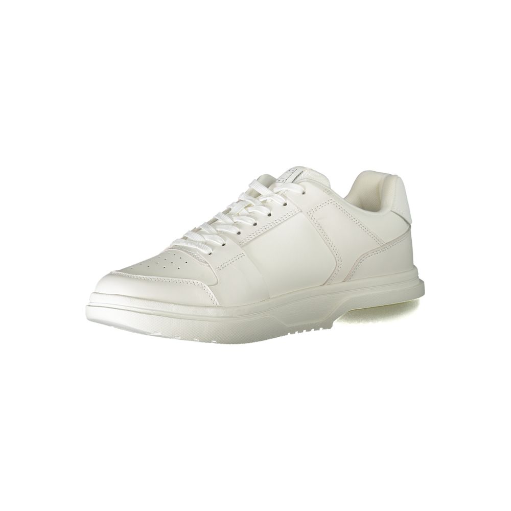 Tommy Hilfiger White Leather Men Sneaker - Image 3