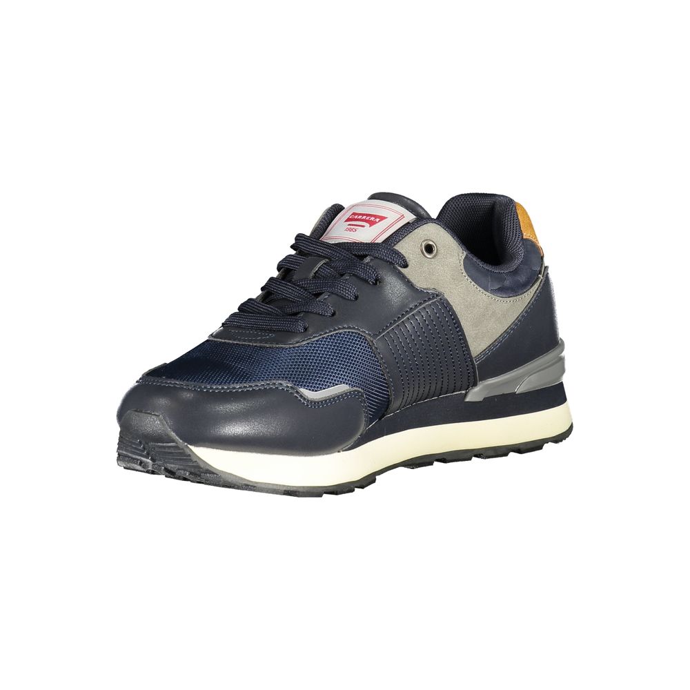 Carrera Sleek Blue Sports Sneakers with Logo Accent - Image 3