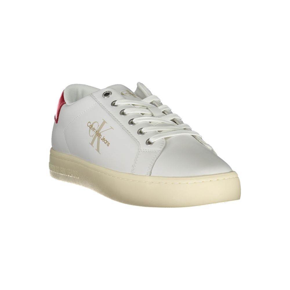 Calvin Klein Eco-Conscious White Lace-up Sneakers - Image 2