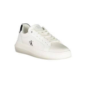 Calvin Klein White Polyester Sneaker