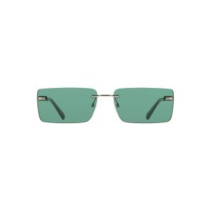 Calvin Klein Green Metal Women Sunglass