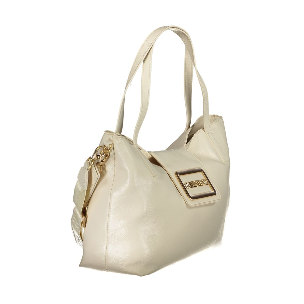 Mario Valentino Beige Polyethylene Women Handbag - Image 3