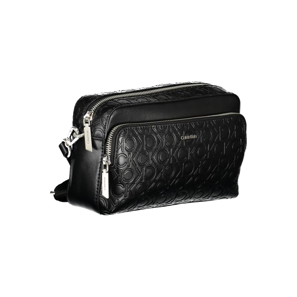Calvin Klein Black Polyurethane Women Shoulder Bag - Image 3