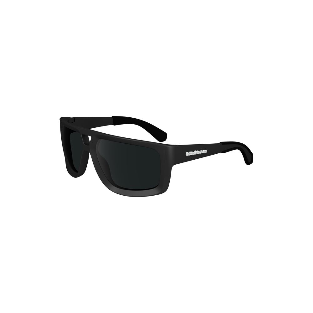 Calvin Klein Black Plastic Men Sunglasses - Image 2