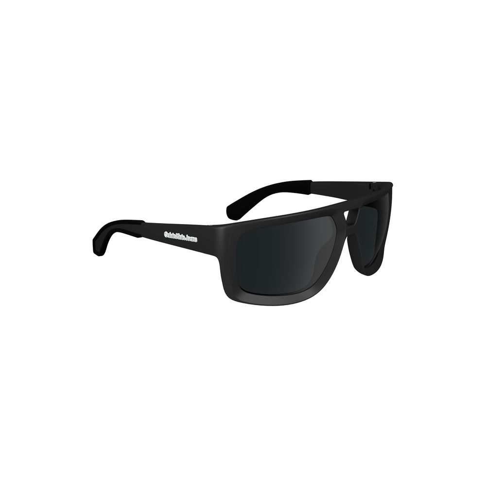 Calvin Klein Black Plastic Men Sunglasses - Image 3