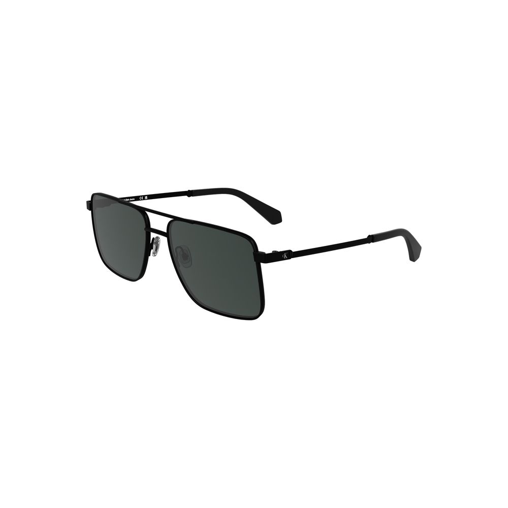 Calvin Klein Black Metal Men Sunglass - Image 2