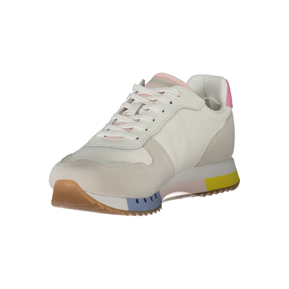Blauer White Leather Women Sneaker - Image 3