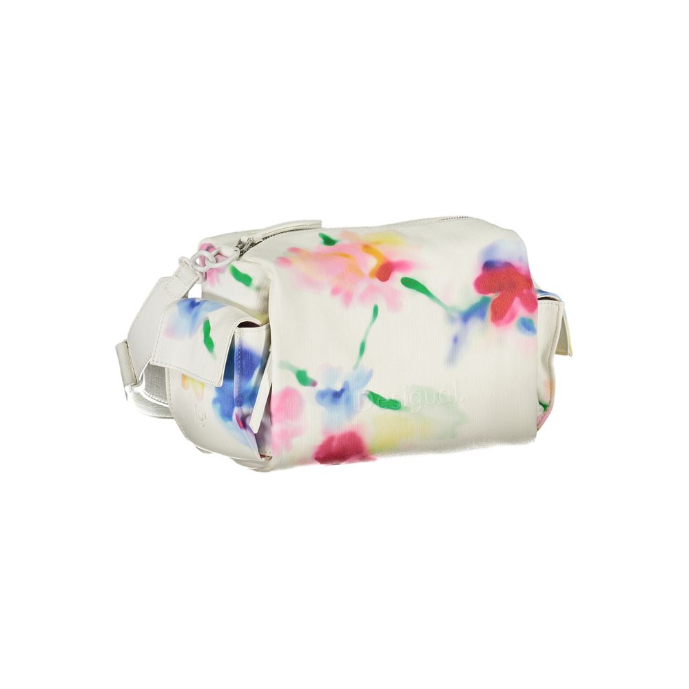 Desigual White Polyurethane Women Shoulder Bag - Image 3