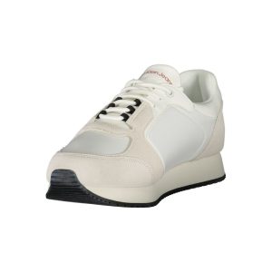 Calvin Klein White Polyester Sneaker