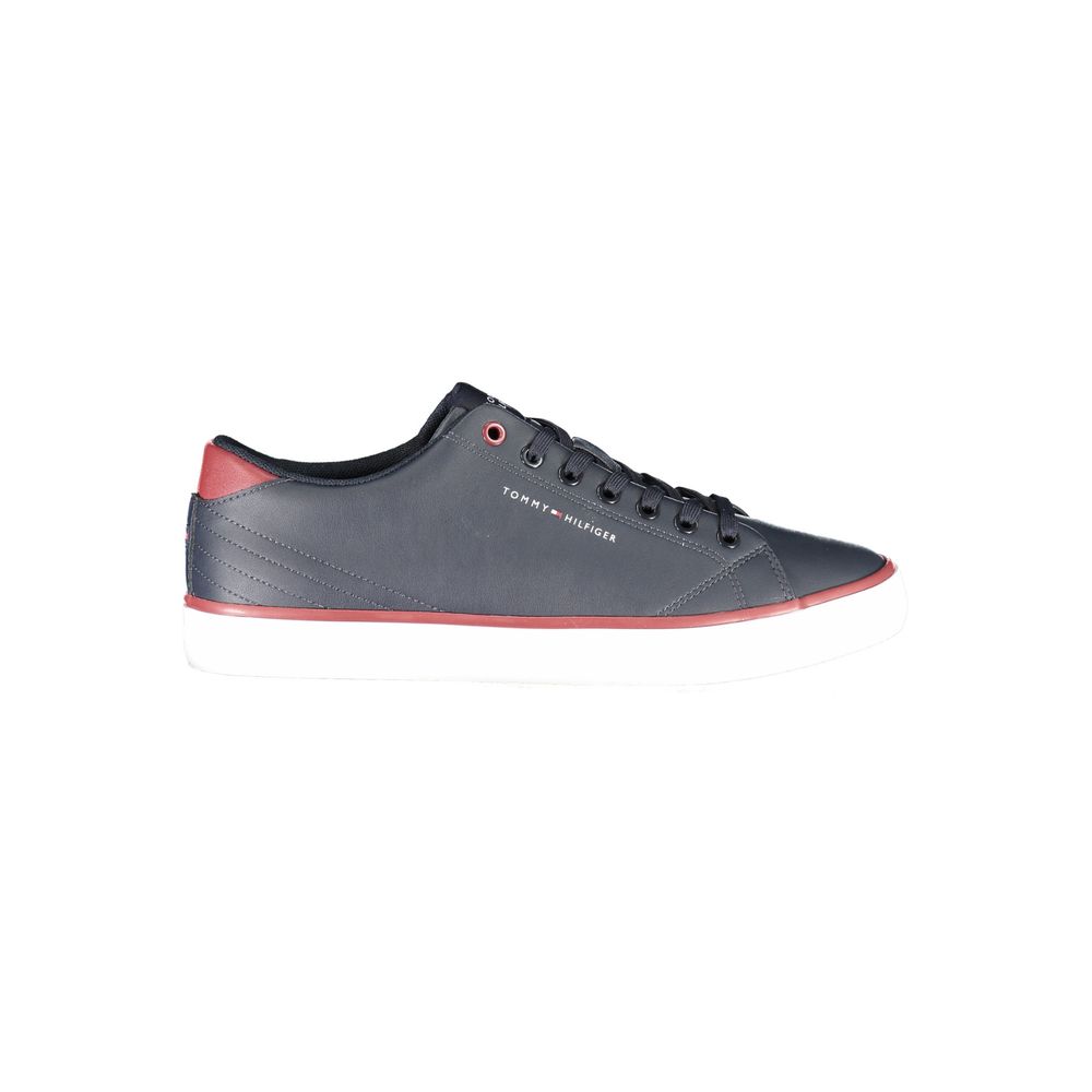 Tommy Hilfiger Blue Polyurethane Men Sneaker