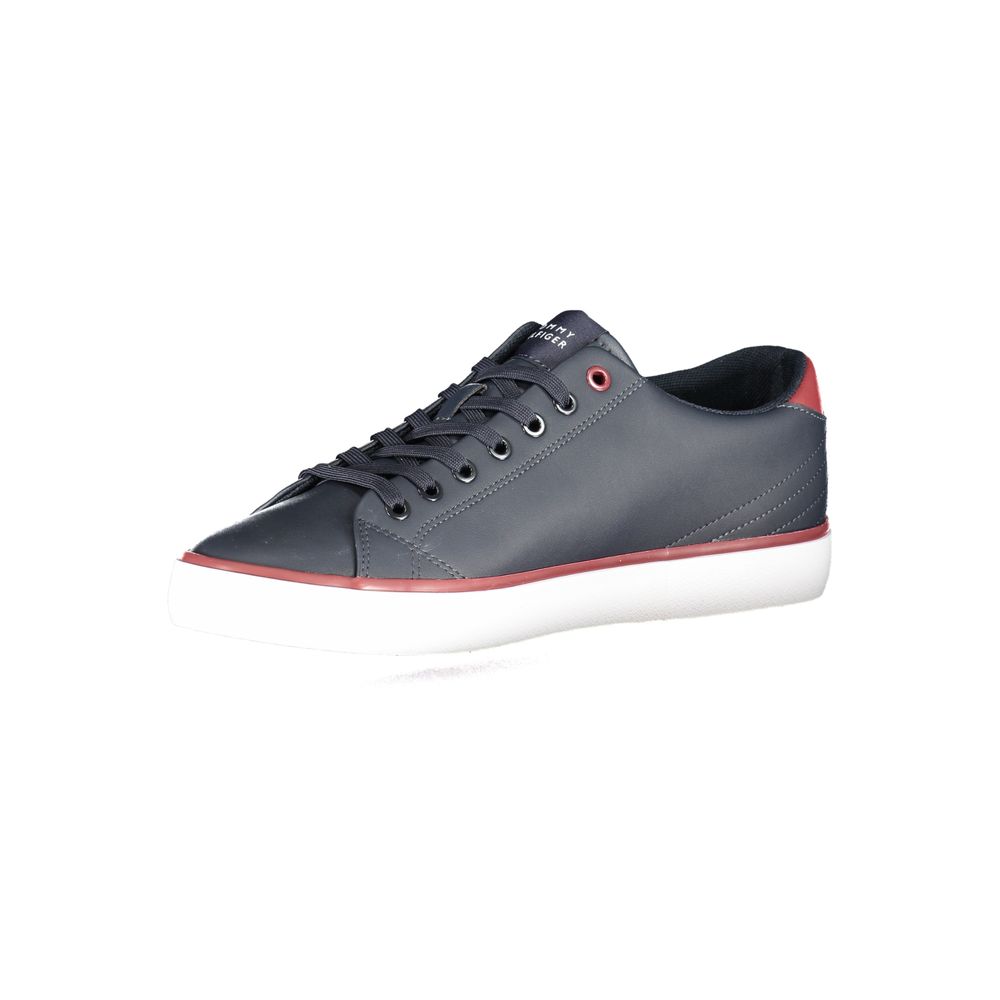 Tommy Hilfiger Blue Polyurethane Men Sneaker - Image 3