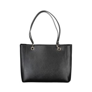 Guess Jeans Black Polyurethane Women Handbag