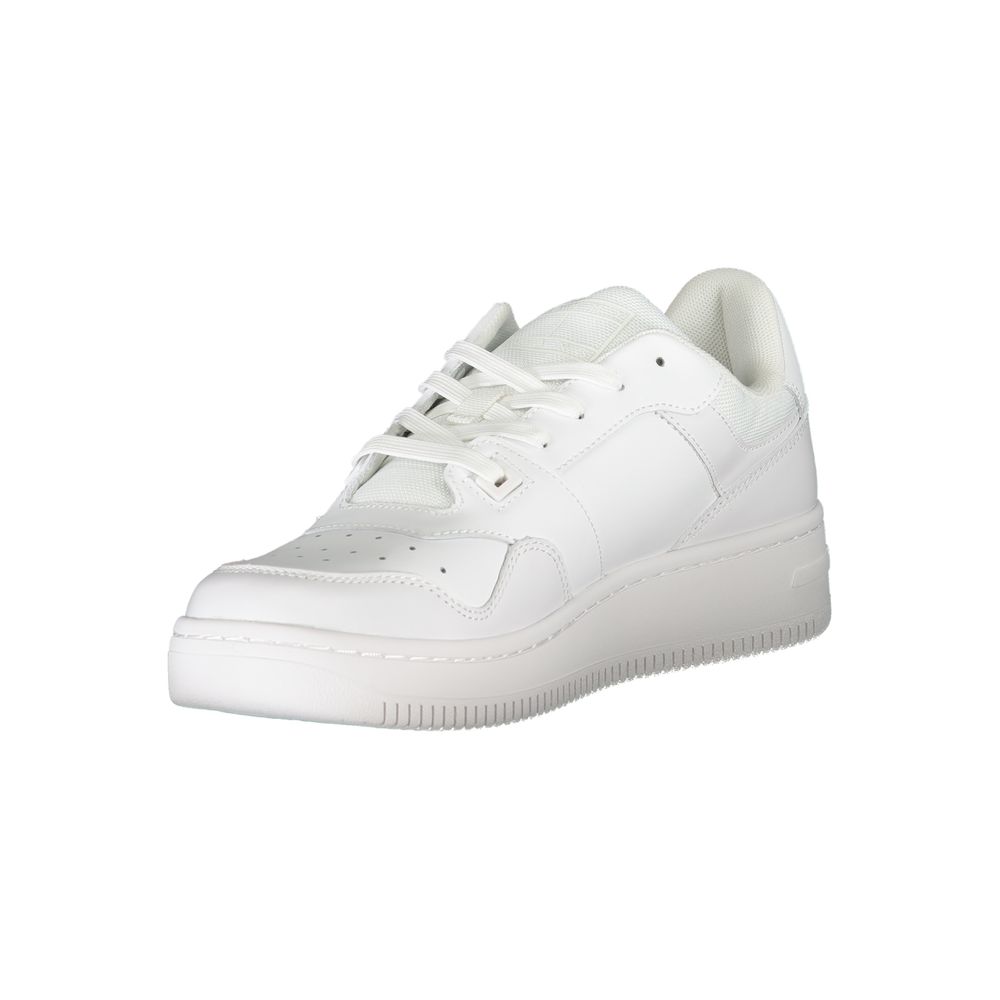 Tommy Hilfiger White Leather Men Sneaker - Image 3
