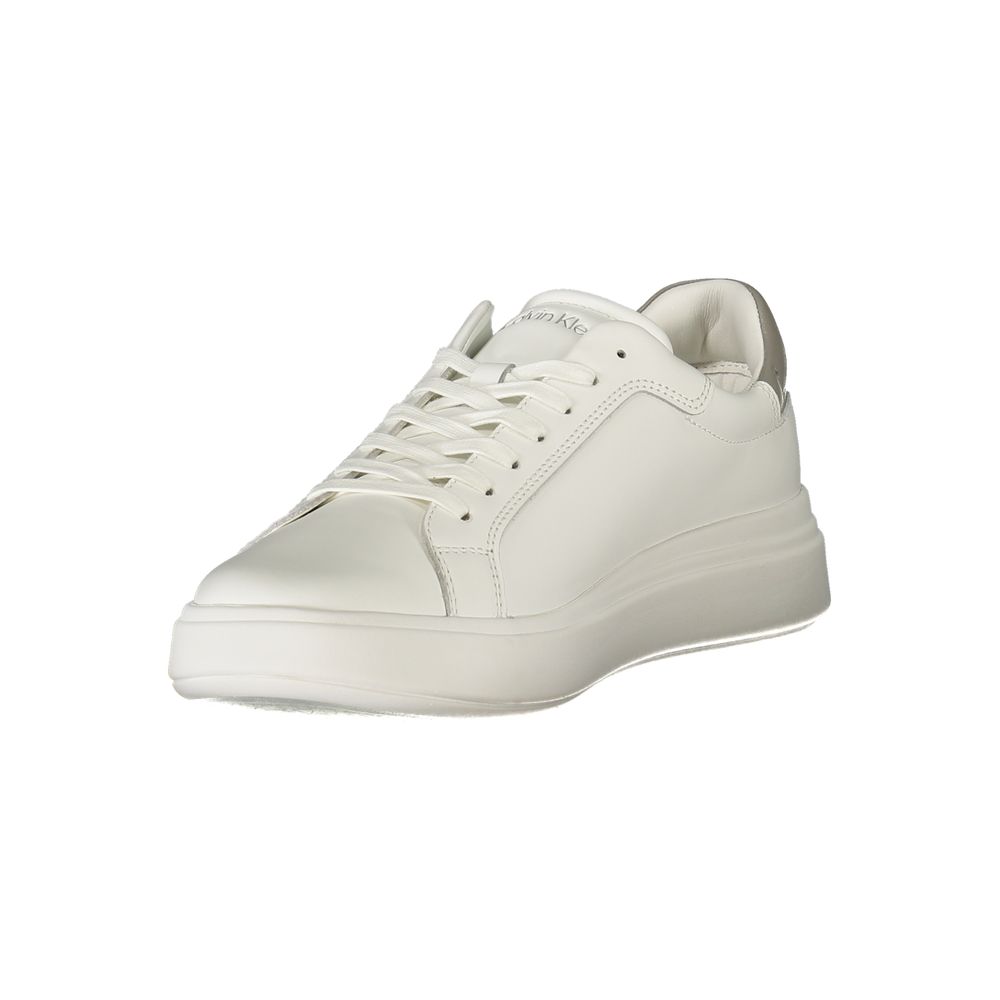Calvin Klein White Polyurethane Men Sneaker - Image 3