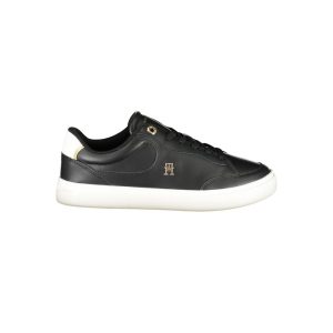 Tommy Hilfiger Black Polyester Sneaker