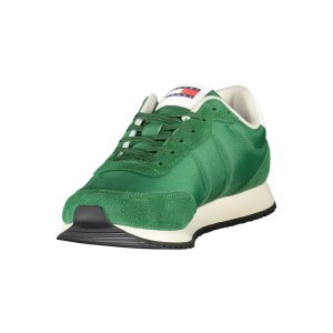 Tommy Hilfiger Green Polyester Men Sneaker