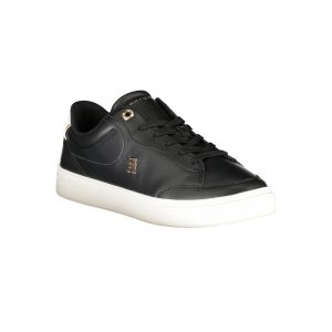 Tommy Hilfiger Black Polyester Sneaker