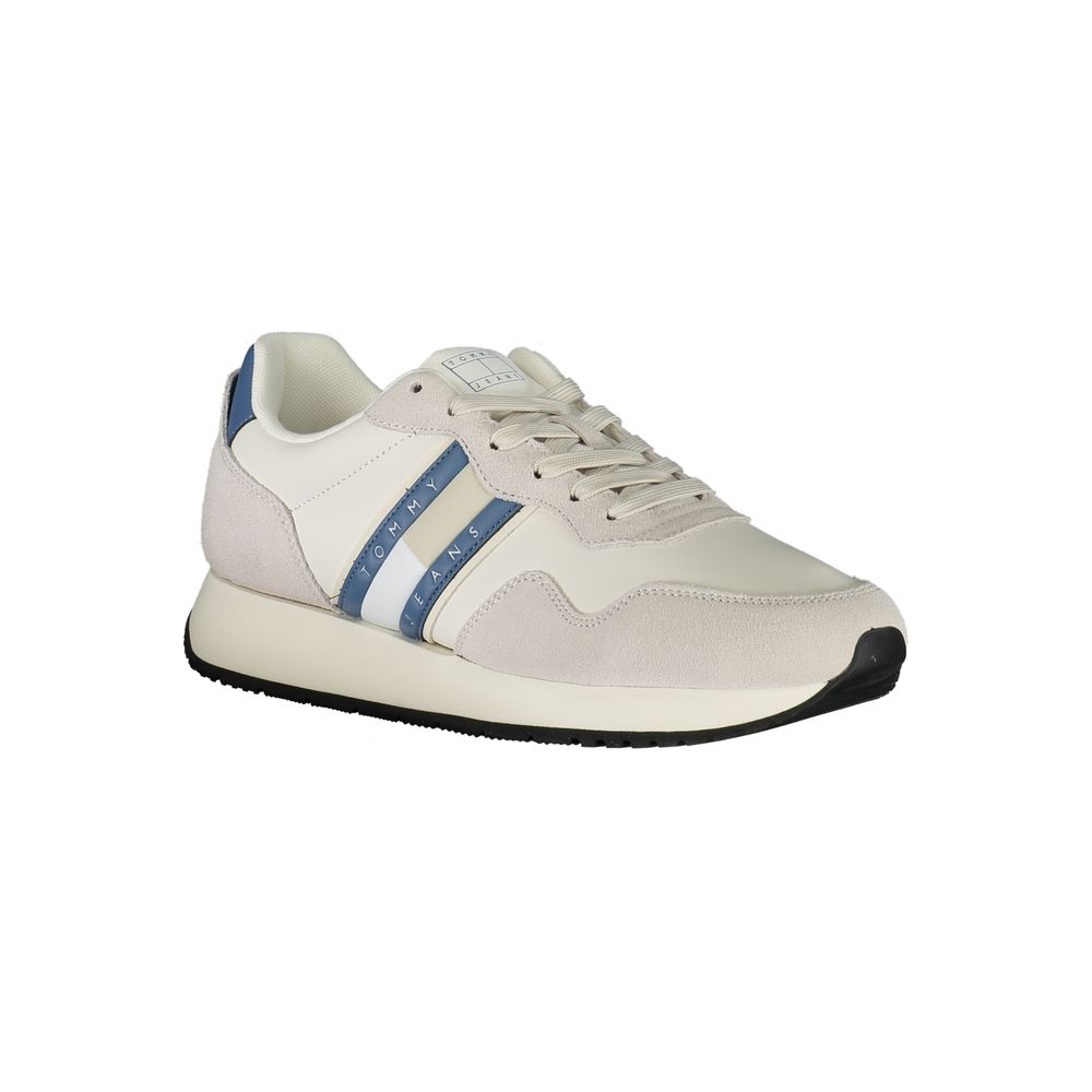 Tommy Hilfiger White Leather Men Sneaker - Image 2