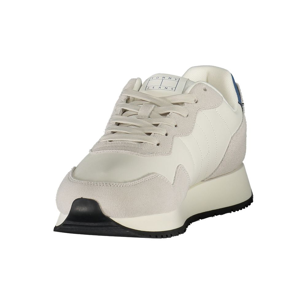 Tommy Hilfiger White Leather Men Sneaker - Image 3