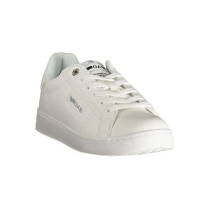 Gas White Polyester Women Sneaker