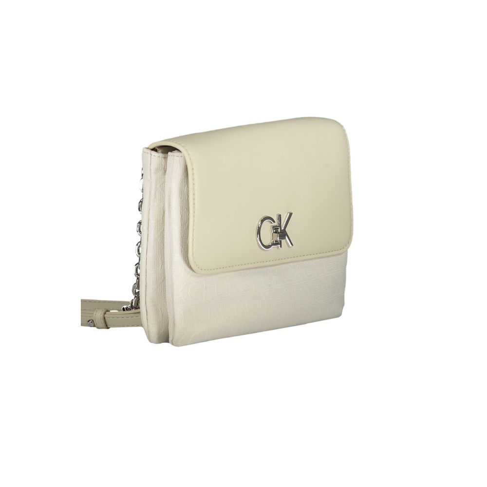 Calvin Klein Beige Polyester Women Handbag - Image 3