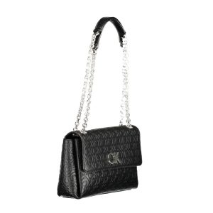 Calvin Klein Black Polyester Handbag