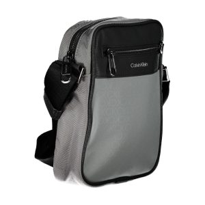 Calvin Klein Grigio Polyurethane Mens Shoulder Bag