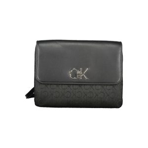 Calvin Klein Nero Polyurethane Woman Shoulder Bag